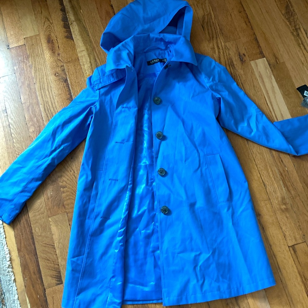 Ralph Lauren NWT blue hooded coat size S $200